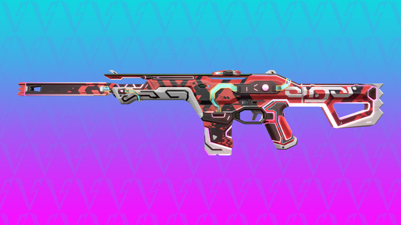 Valorant Glitchpop Phantom IRL Prop – Full-Scale 85cm Replica Skin for Cosplay, Display & Collectors