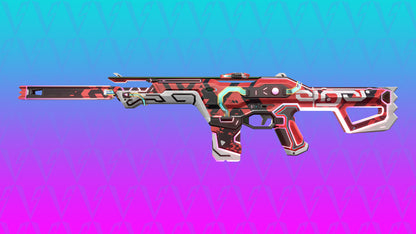 Valorant Glitchpop Phantom IRL Prop – Full-Scale 85cm Replica Skin for Cosplay, Display & Collectors