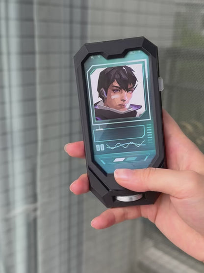 Valorant Agent Phone – Real-Life Valorant-Inspired Smartphone Prop | Night Market Gamer Gift | Valorant Cosplay Accessory & Collectible